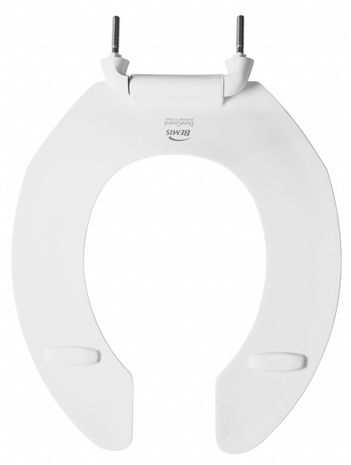 Elongated 18-3/8 Open Front Commercial Toilet Seat 