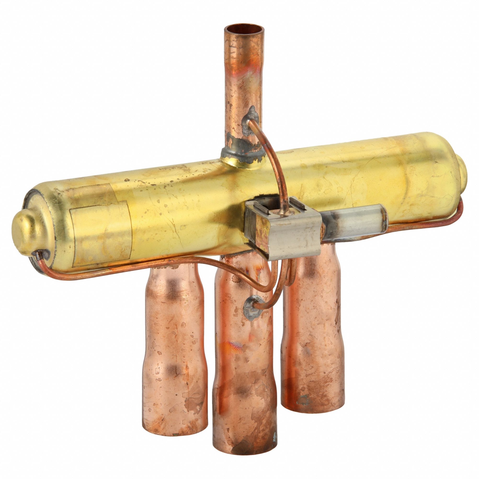 Heat Pump Reversing Valve: 1.3 ton to 6.7 ton (R410A), Straight Tube, 7/8 in Suction