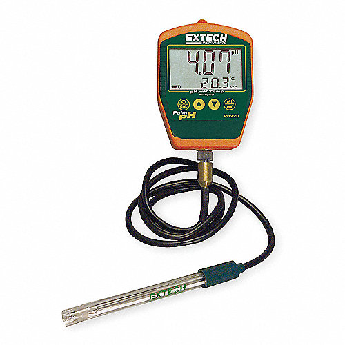EXTECH Medidor pH de Palma a Prueba de Agua, Rango pH: 0.00 a