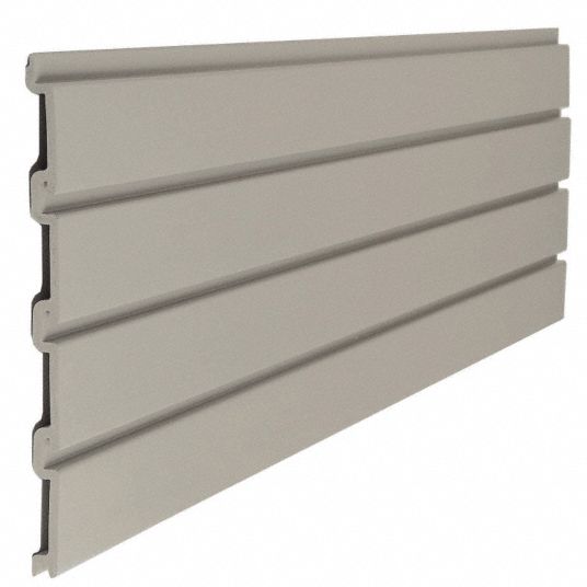 SUNCAST UVResistant Rigid Resin Slatwall Panel, 48 inW x 12 inH, 6