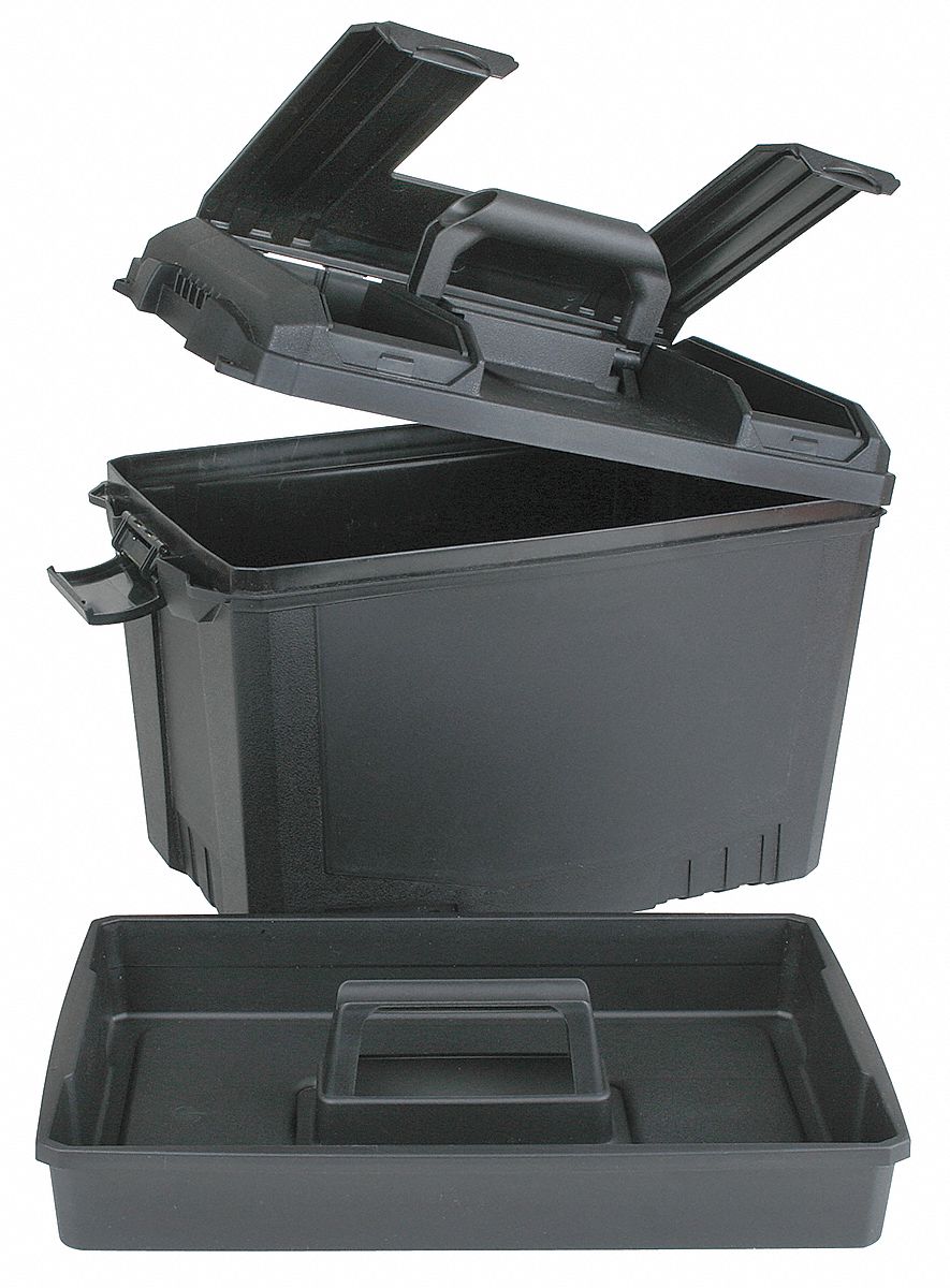 Flambeau T1418 Dry Storage Tool Box,Black