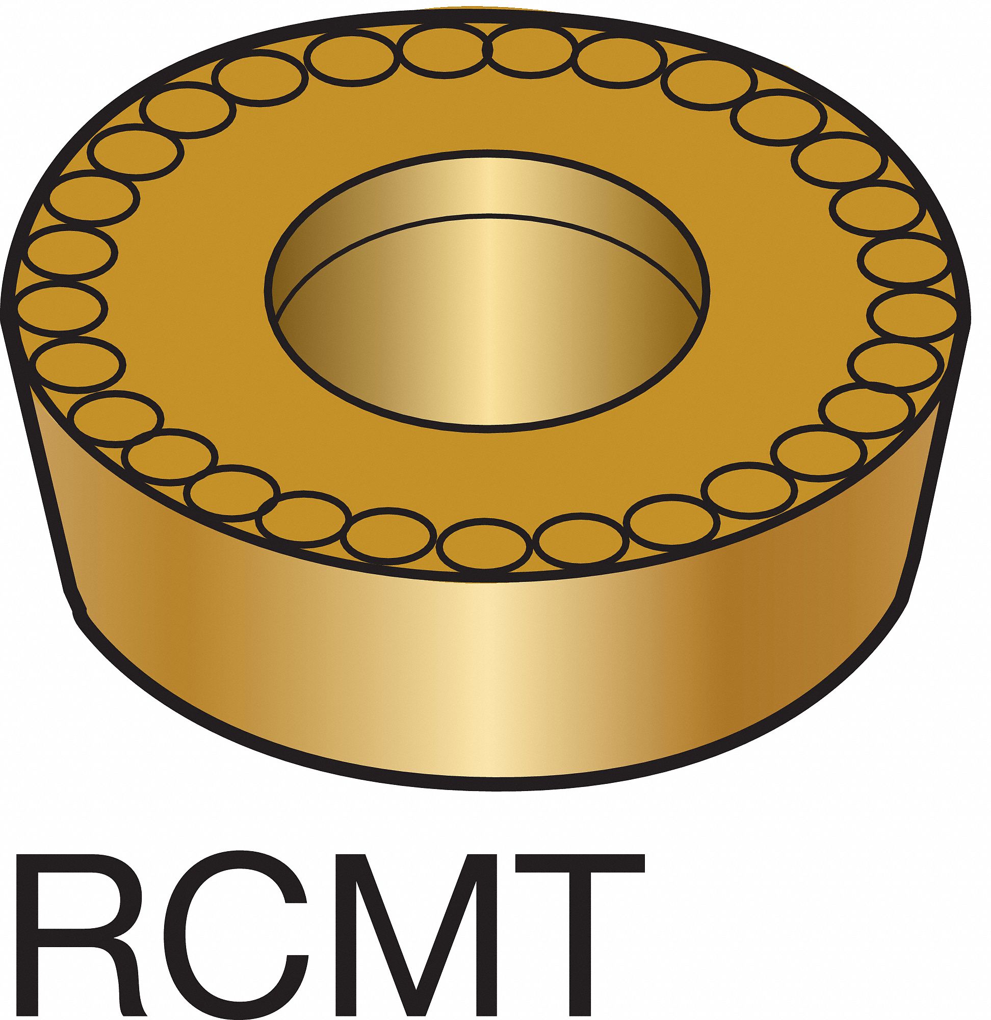SANDVIK COROMANT Inserto para Torneado, RCMT, Tamaño de Inserto 1204 ...