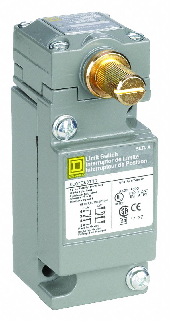 PLUG-IN LIMIT SWITCH, METALLIC, PLUG-IN, 9007C, NO ACTUATOR INCLUDED, 2NO/2NC