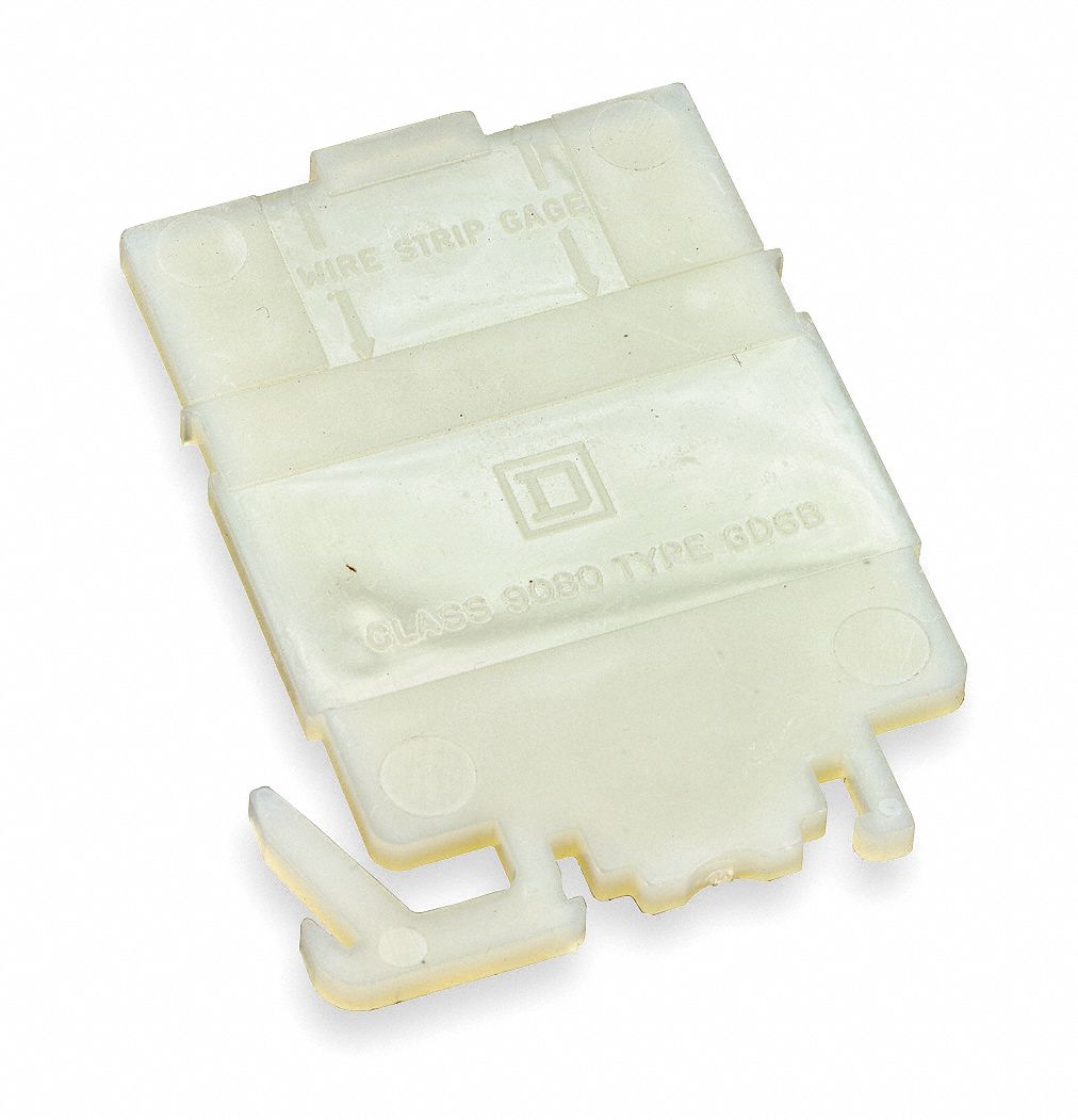 BARRIÈRE D'EXTRÉMITÉ DE BORNIER, NYLON, MONTAGE SUR RAIL DIN, 3,3 PO LONGUEUR, 2,12 PO LARGEUR, COULEUR NATUREL