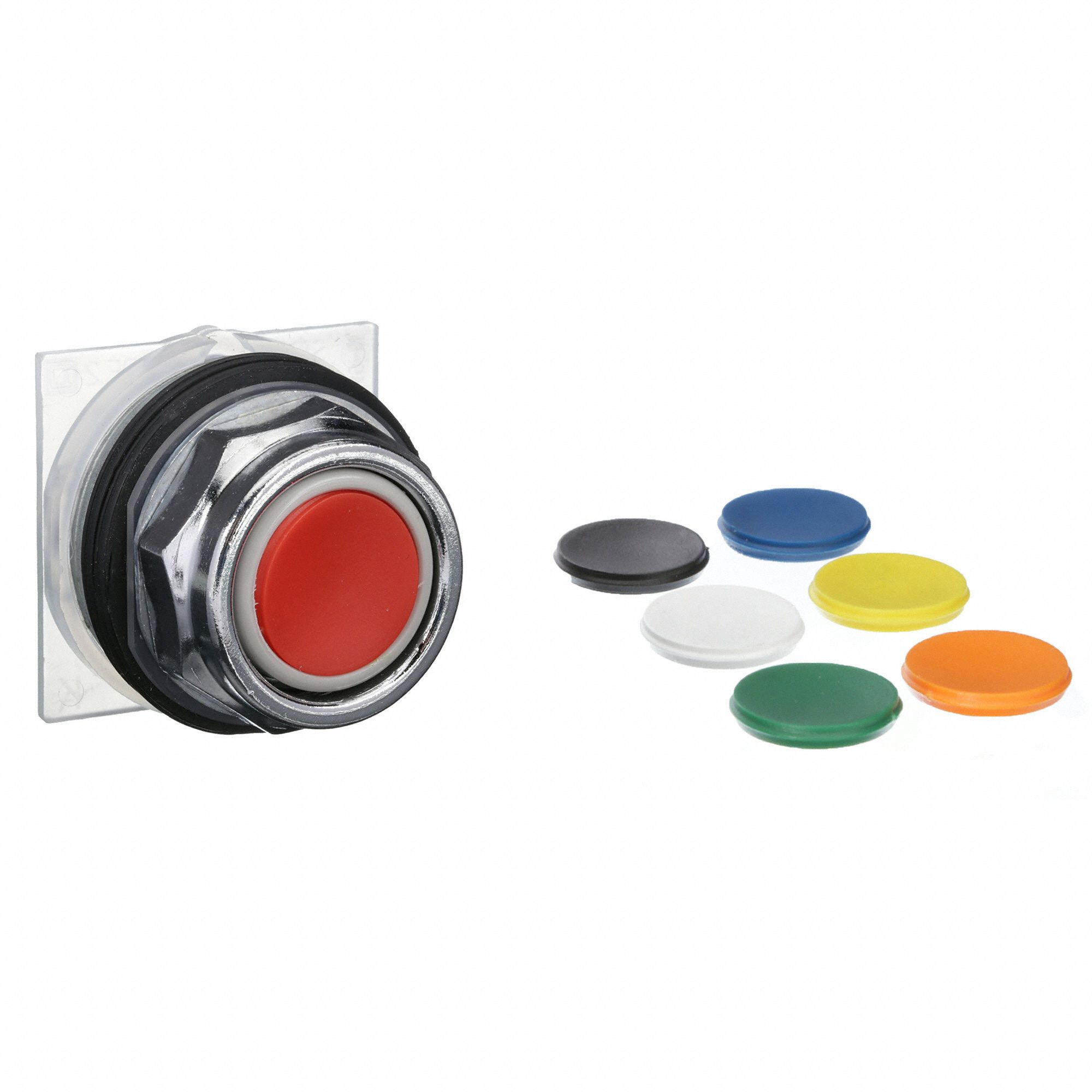 SCHNEIDER ELECTRIC Push Button Operator, Metal, Momentary Push, Multi