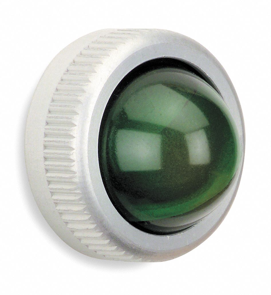5B562 - Pilot Light Lens 25mm Green Glass