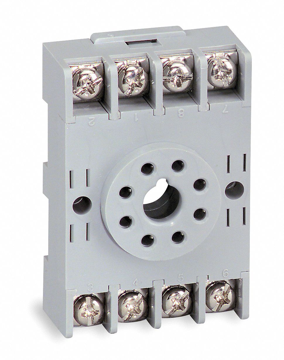 SQUARE D RELAY BASE 8 PIN FOR 700-HA32A1 - Relay Sockets ...