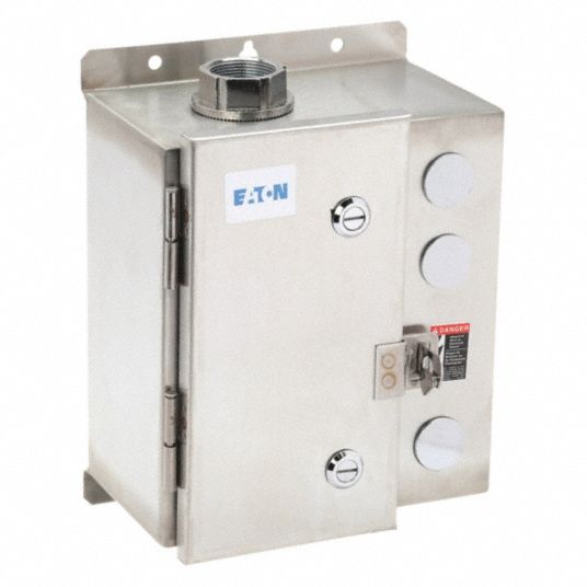 EATON, Non-Reversing, 3 Poles, NEMA Magnetic Motor Starter - 6XFD3 ...