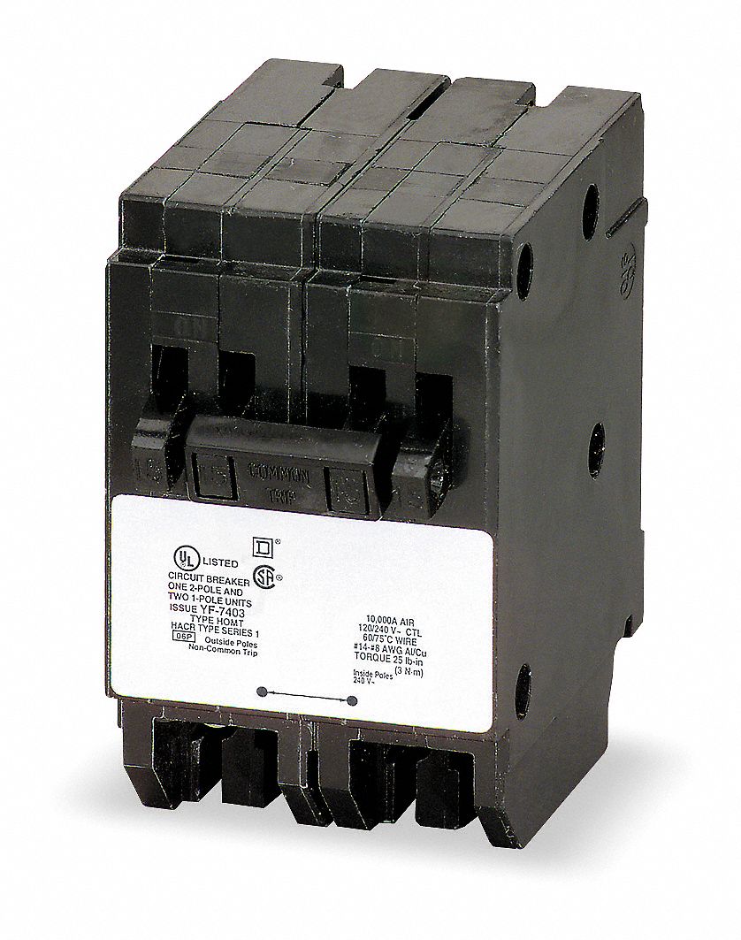 Square D Homeline 30-amp/30-amp 2-Pole Quad Circuit Breaker in the Circuit  Breakers department at