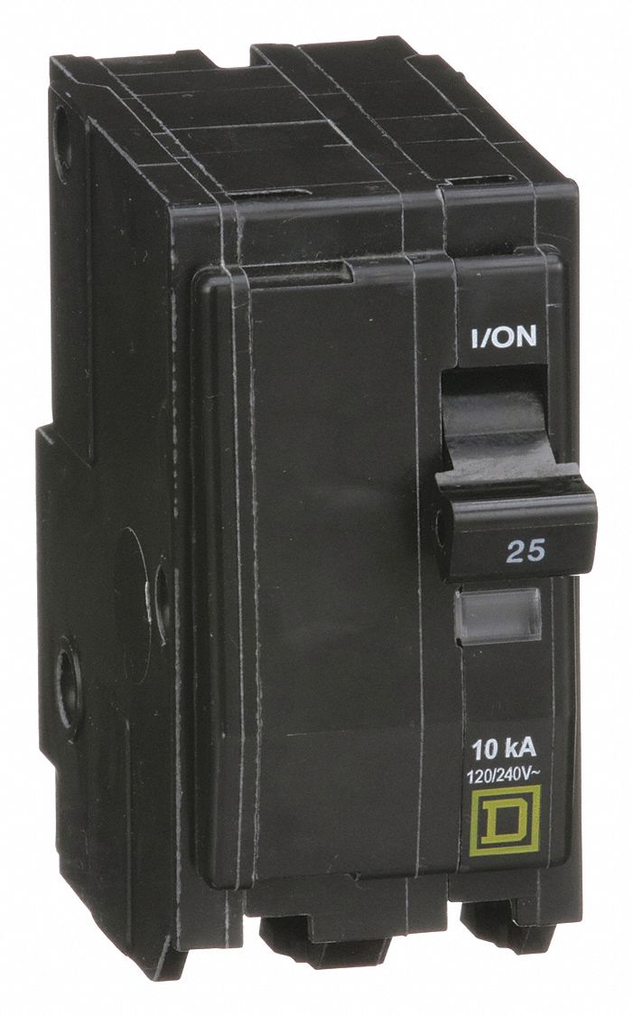SQUARE D, 25 A, 120/240V AC, Miniature Circuit Breaker - 5B741