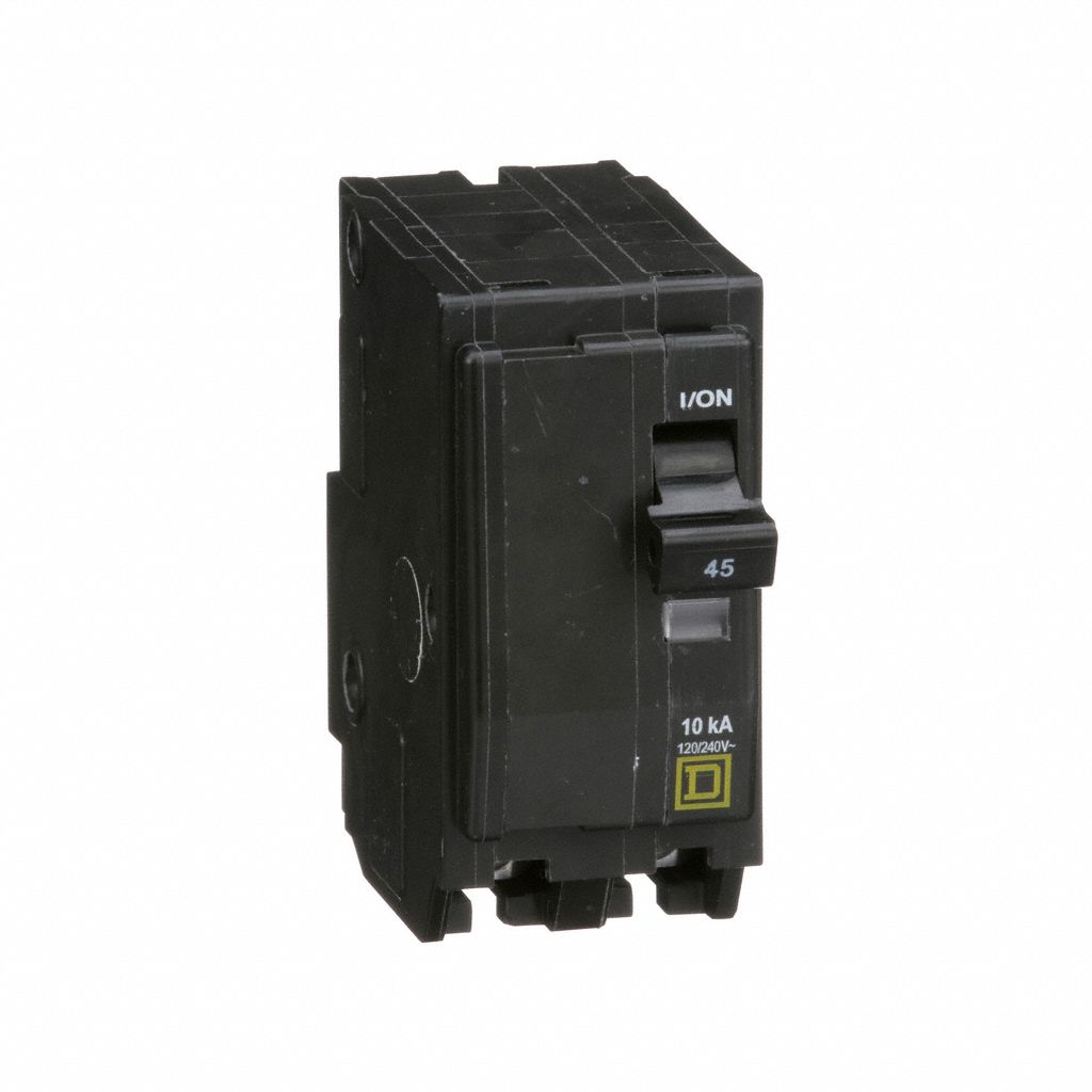 Miniature Circuit Breaker: 45 A, 120/240V AC, Single Phase, 10kA at 120/240V AC, 2 Poles