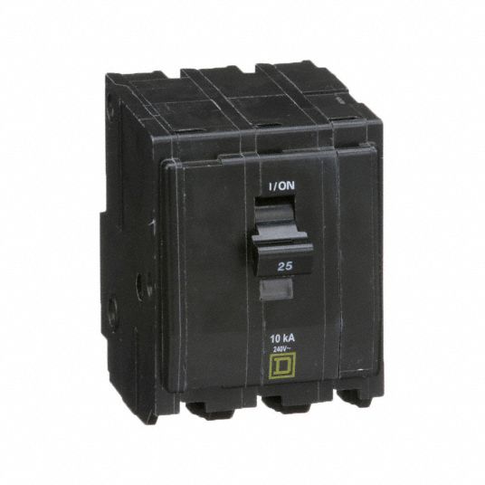 SQUARE D, 25 A, 120/240V AC, Miniature Circuit Breaker - 5B760|QO325 ...