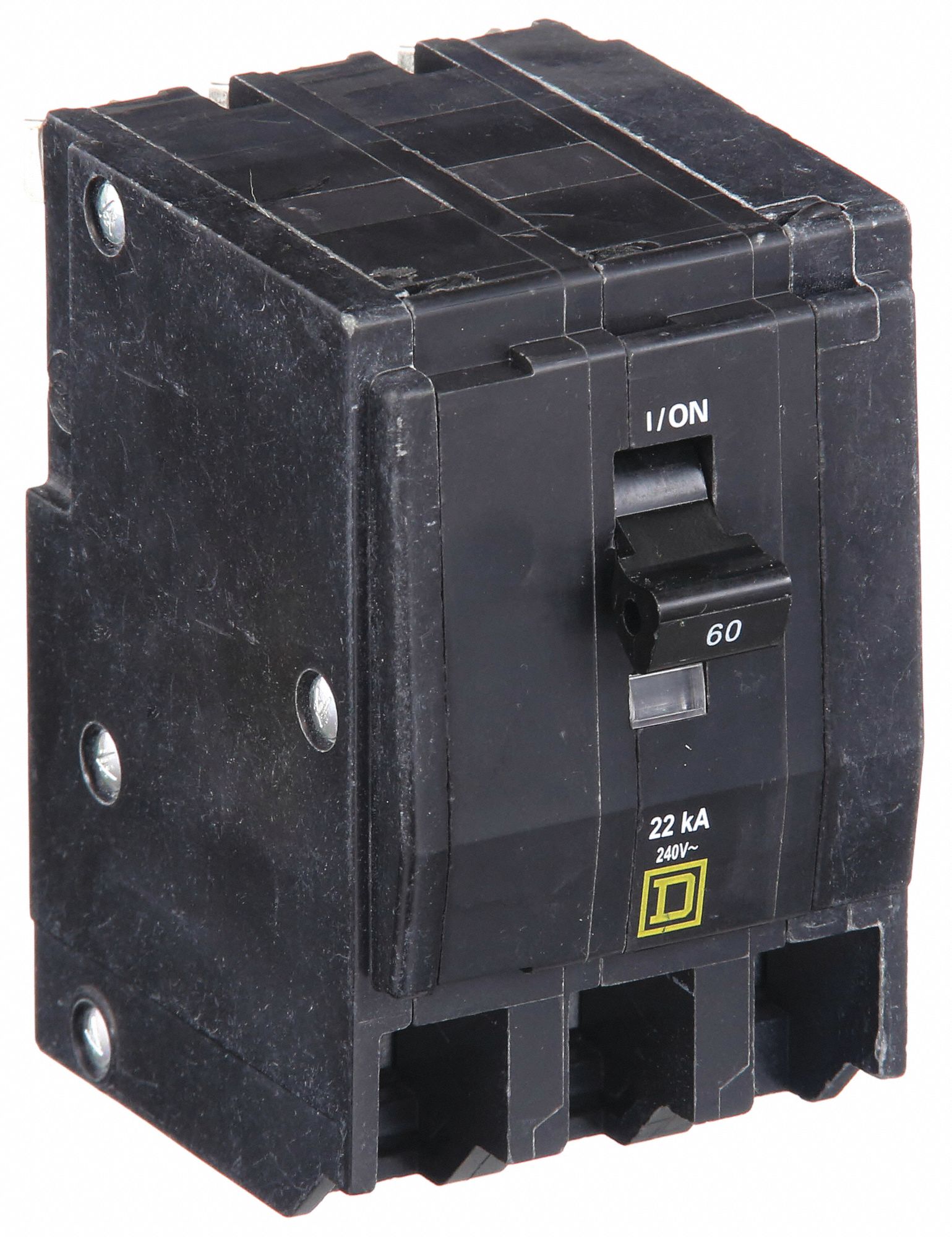Miniature Circuit Breaker: 60 A, 120/240V AC, Three Phase, 22kA at 120/240V AC, 3 Poles