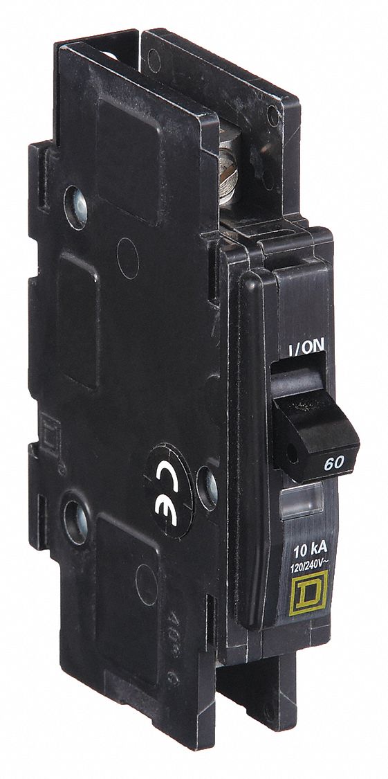 Miniature Circuit Breaker: 60 A, 120/240V AC, Single Phase, 10kA at 120/240V AC, 1 Poles