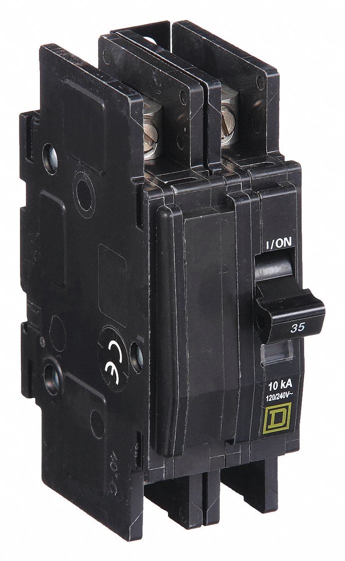 Square D A V Ac Miniature Circuit Breaker B Qou Grainger