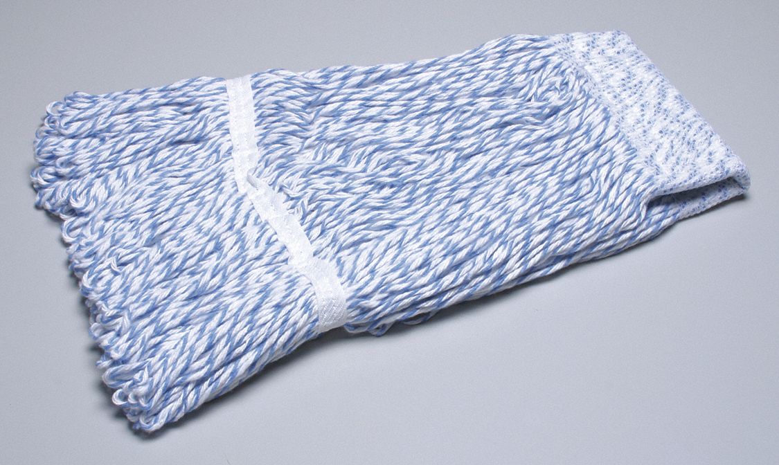 WET MOP,BLUE/WHITE,SYNTHETIC