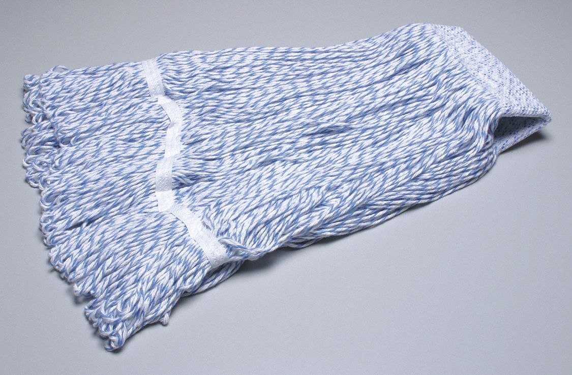 WET MOP,BLUE/WHITE,SYNTHETIC