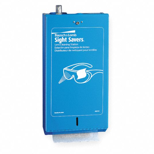 BAUSCH & LOMB Lens Cleaning Station 1,520 Wipe Count, 6 1/2 in (W) x 4