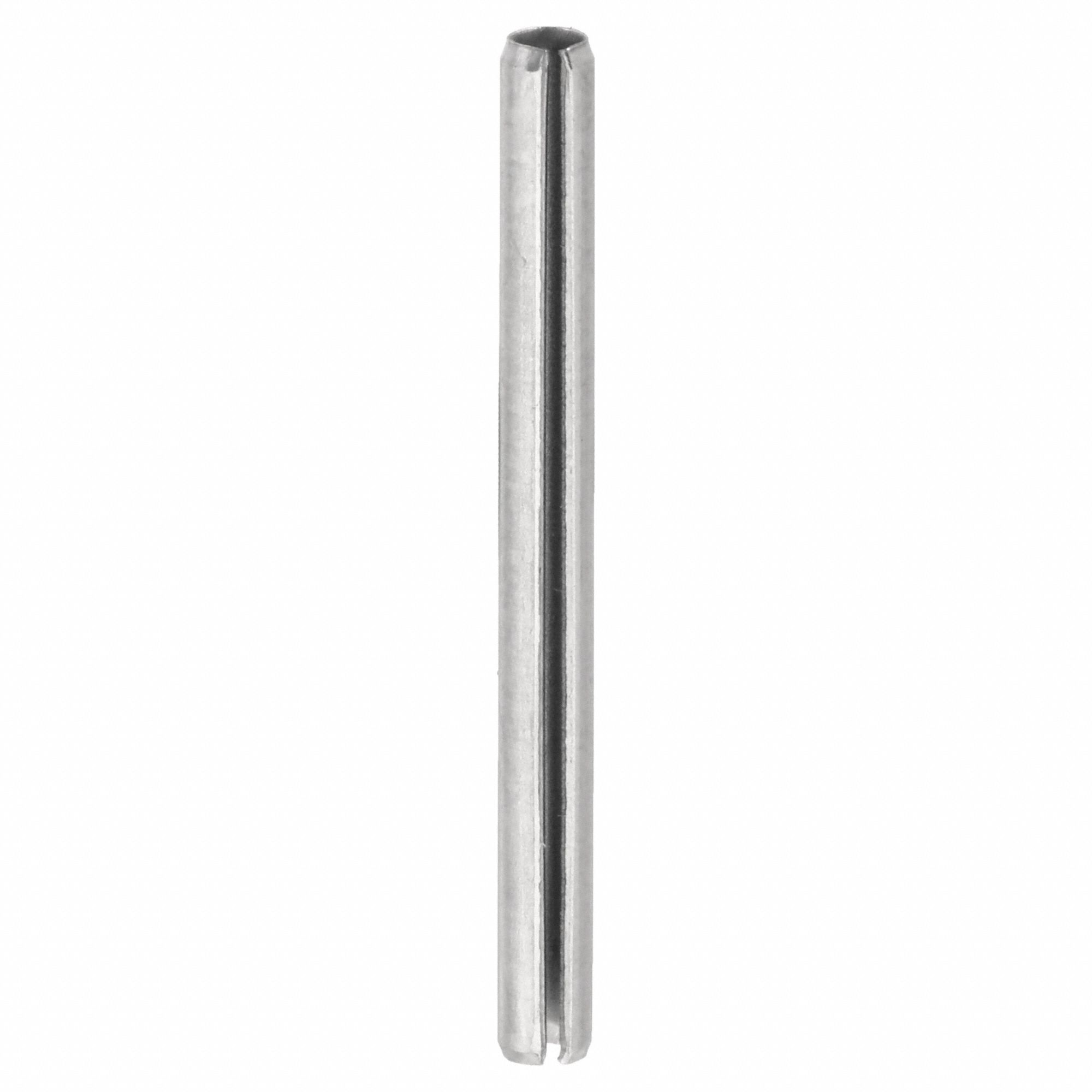 SPRING PIN, 1/16 IN DIA, ¾ IN L, SLOTTED, INCH, 1/16 IN DIA, ¾ IN SHANK L, 18-8, 100 PK