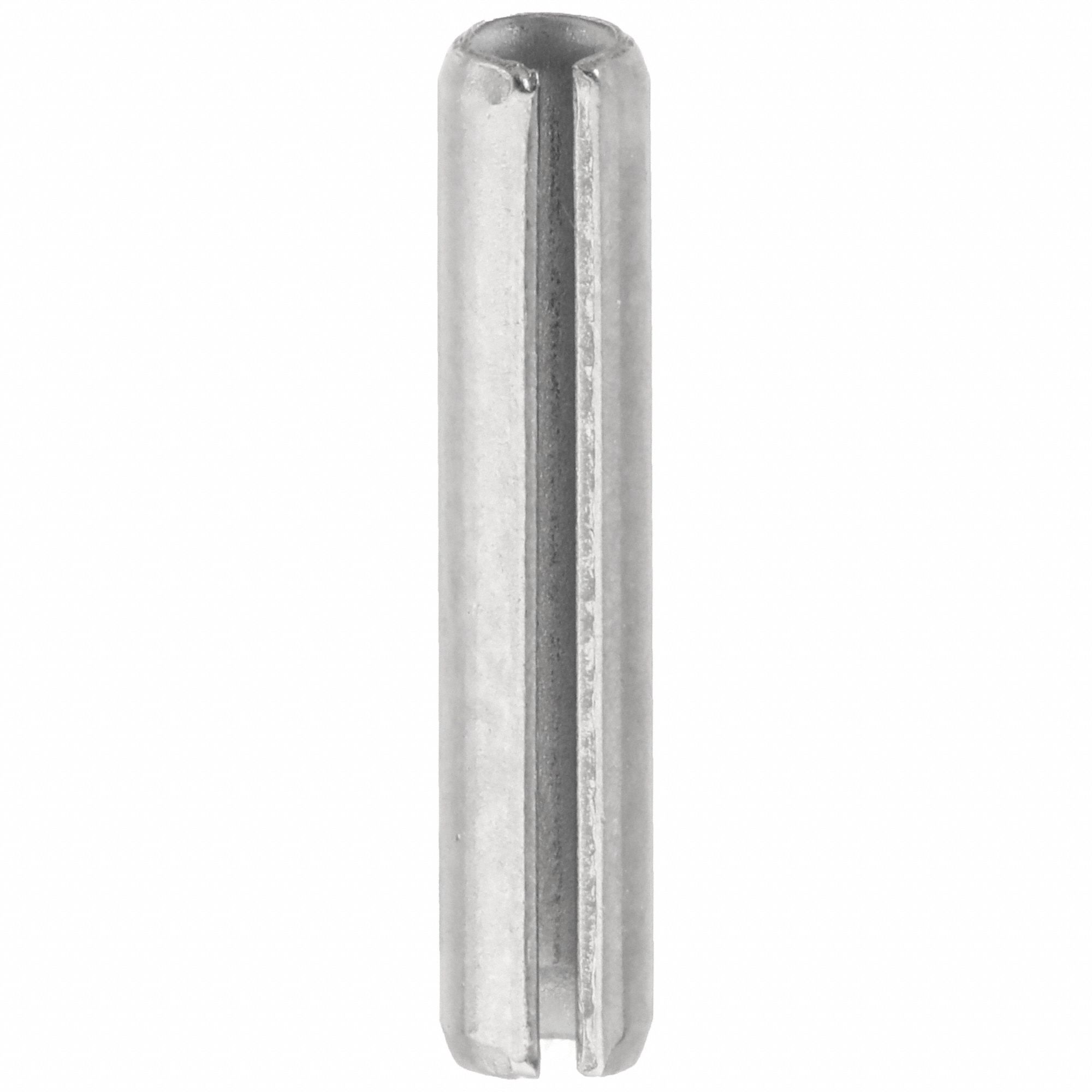 SPRING PIN, 5/64 IN DIA, 5/16 IN L, SLOTTED, INCH, 5/64 IN DIA, 5/16 IN SHANK L, 18-8, 100 PK