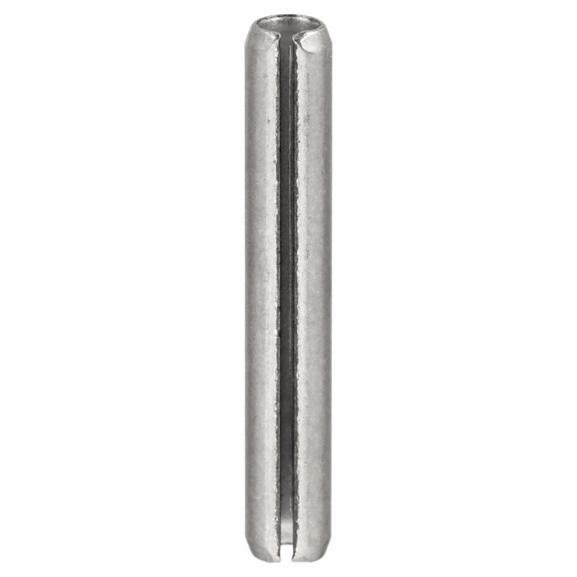 SPRING PIN, 5/32 IN DIA, 1 IN L, SLOTTED, INCH, 5/32 IN DIA, 1 IN SHANK L, 18-8, 100 PK