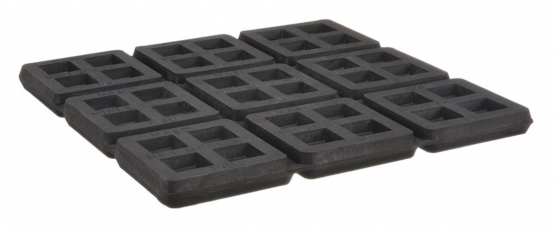 ANTI-VIBRATION PAD 6" X 6" x 3/8"