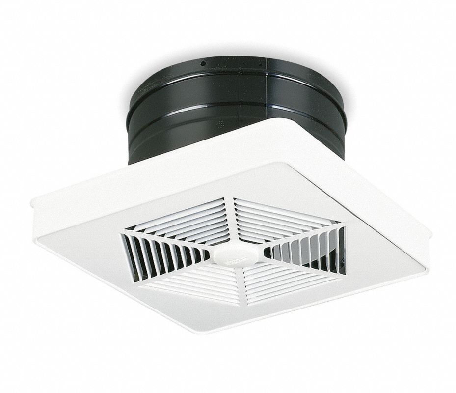 BROAN Extractor de Aire, Techo, Acero, Longitud de Carcasa (pulg