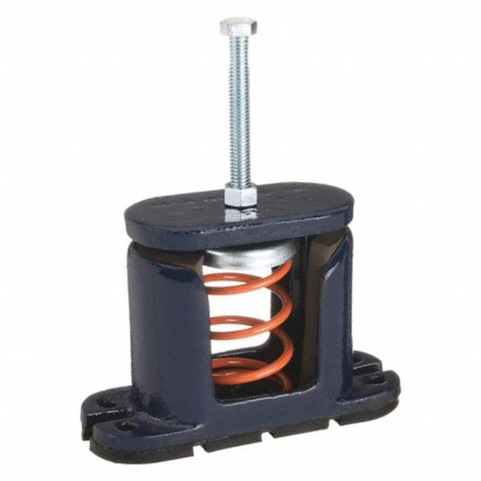 Spring, 35 to 75 lb, Floor Mount Vibration Isolator - 5C126