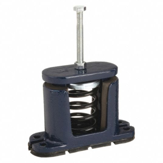 MASON, Spring, 200 lb Capacity, Floor-Mount Vibration Isolator - 5C128 ...