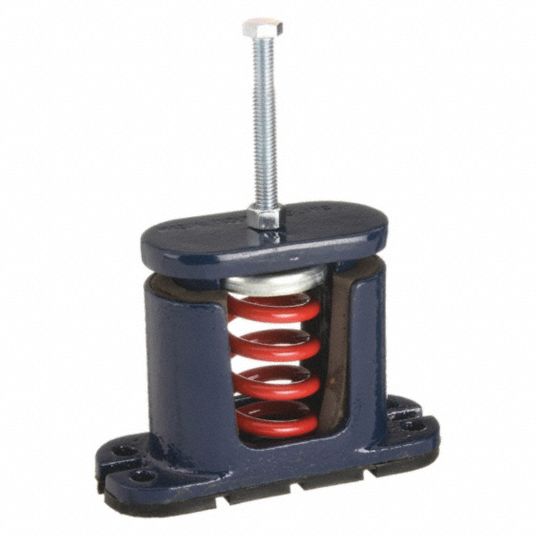 MASON, Spring, 510 lb Capacity, Floor-Mount Vibration Isolator - 5C131 ...