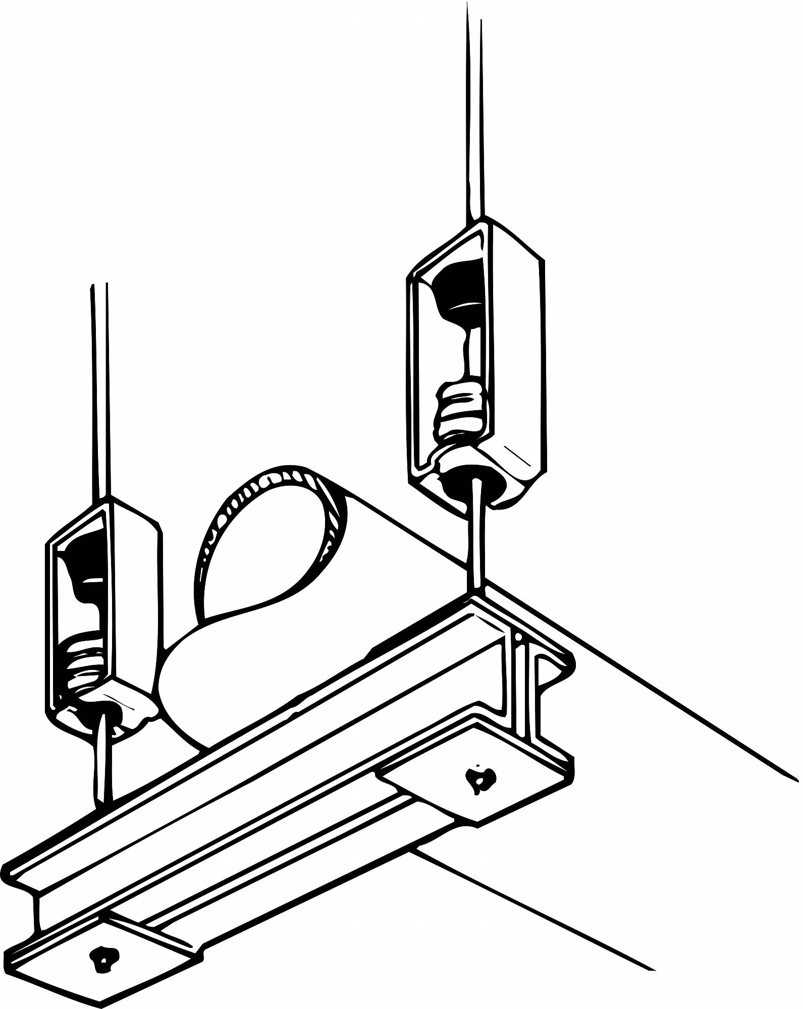 MASON Hanger Mount Vibration Isolator Spring, 230 to 310 lb, 0.75 in