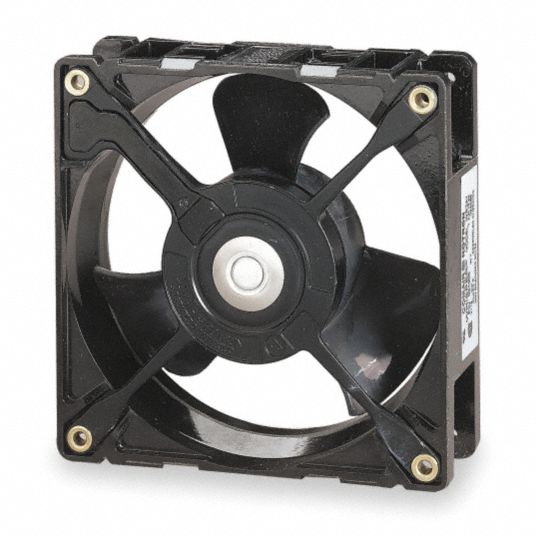 Axial Fan, 4 11/16 in Height, 4 11/16 in Width, 1 1/2 in Depth