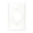 WALLPLATE RECEPTACLE SINGLE WHITE