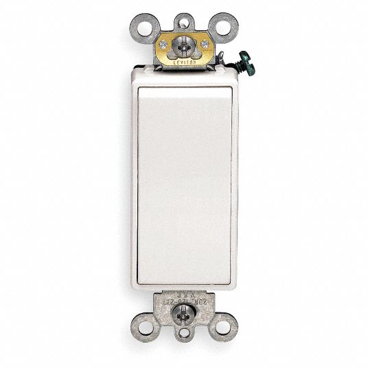 Leviton Wall Switch 1 Pole Maintained Rocker 5c335 5621 2w Grainger