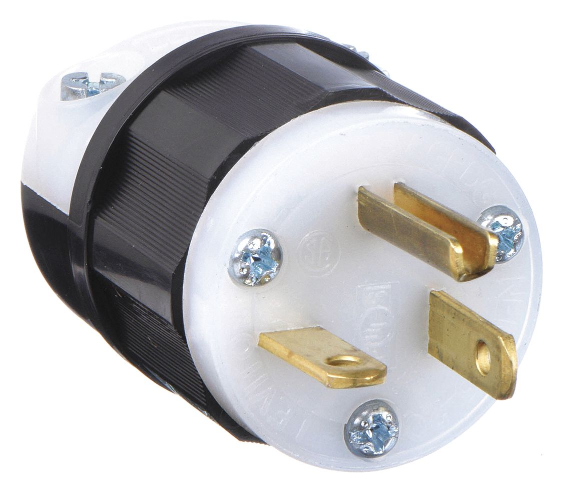 PLUG PREMIUM GRADE WHITE 20A 125V