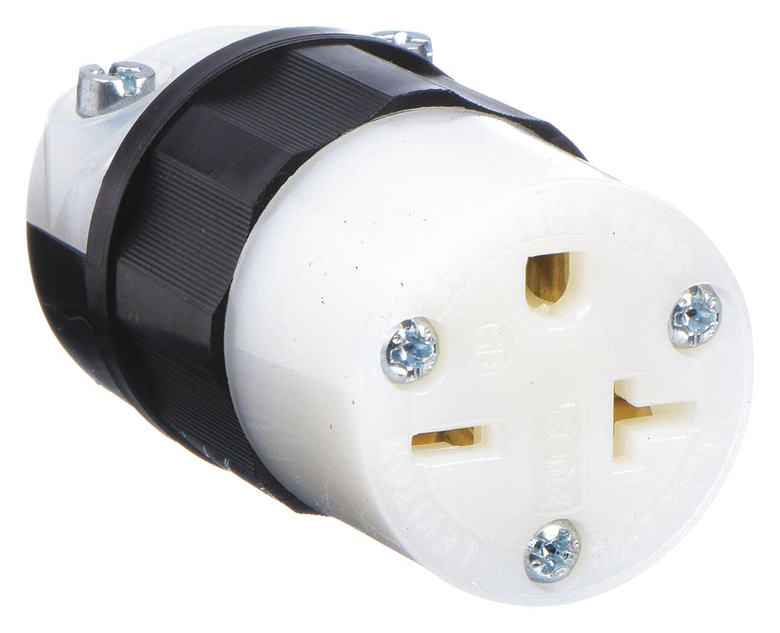 CONNECTOR PREM GRADE BLACK 20A 250V