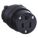 CONNECTOR RUBBER BLACK, 3W 2P 15 AMP, 125V