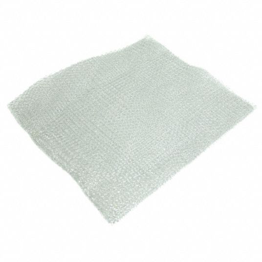 AIR HANDLER Air Filter Pad 15x24x1/4 Nominal Filter Size, Aluminum
