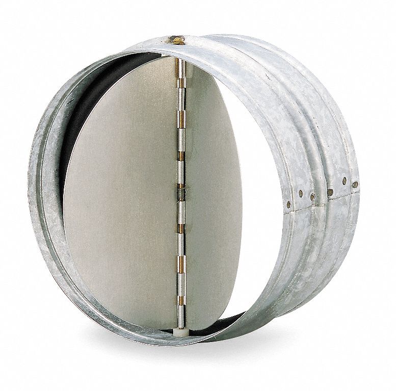FANTECH InLine Backdraft Damper, 4 In. Dia. 5C523RSK4 Grainger