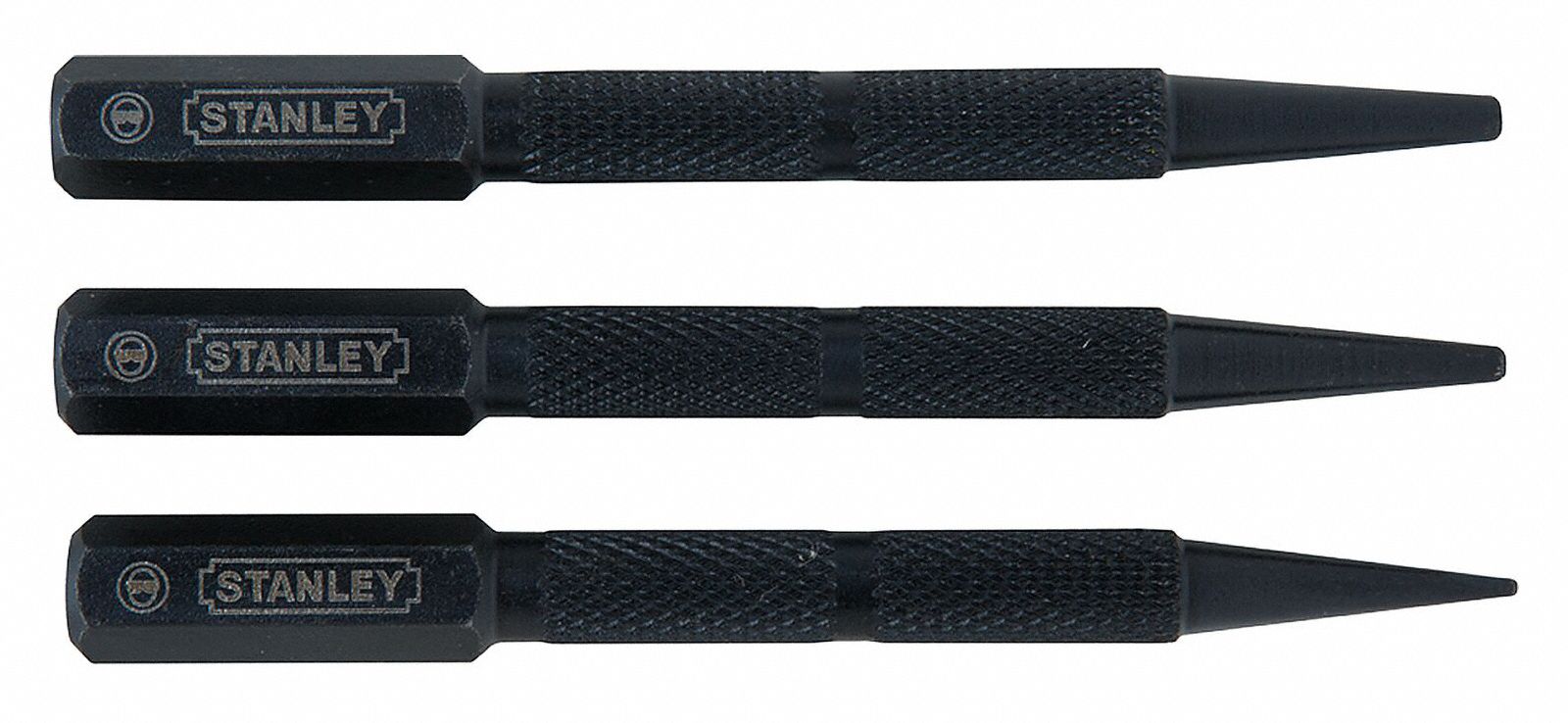 Nail Set Knurled 3 Pc