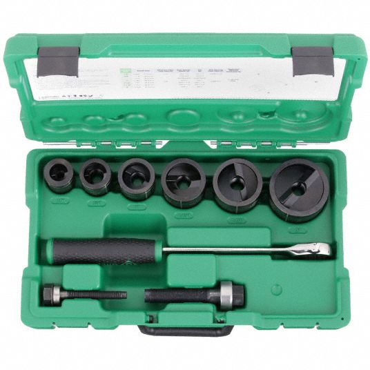 Greenlee Slug buster punch set, 1/2-2