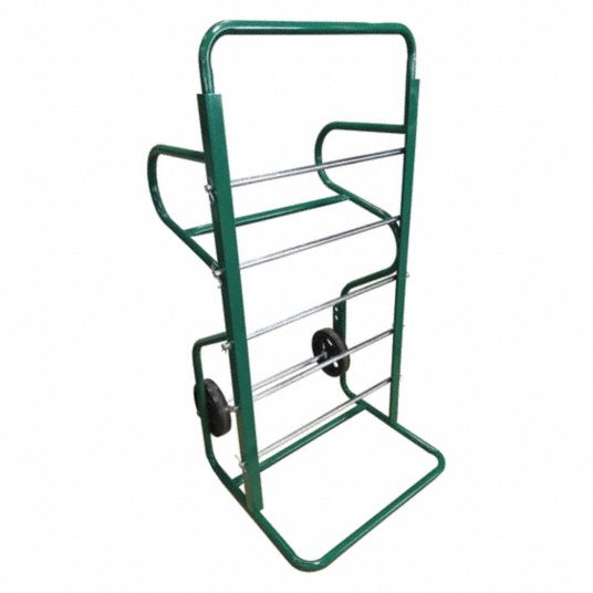 750 lb Load Capacity, 5 Spindles, Wire-Spool Dispensing Cart - 5C648