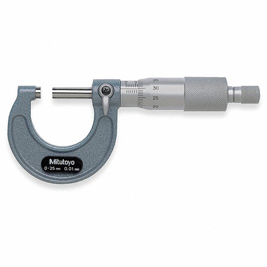 0-25mm Metric External OD Micrometer Caliper Outside OD Outside Engineers 