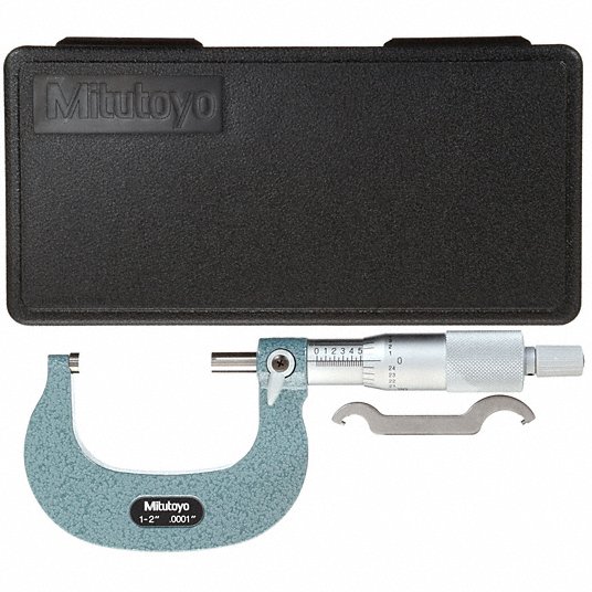 Mitutoyo 103262 Micrometer 1-2 in 0.0001 Ratchet 5c689 for sale online 