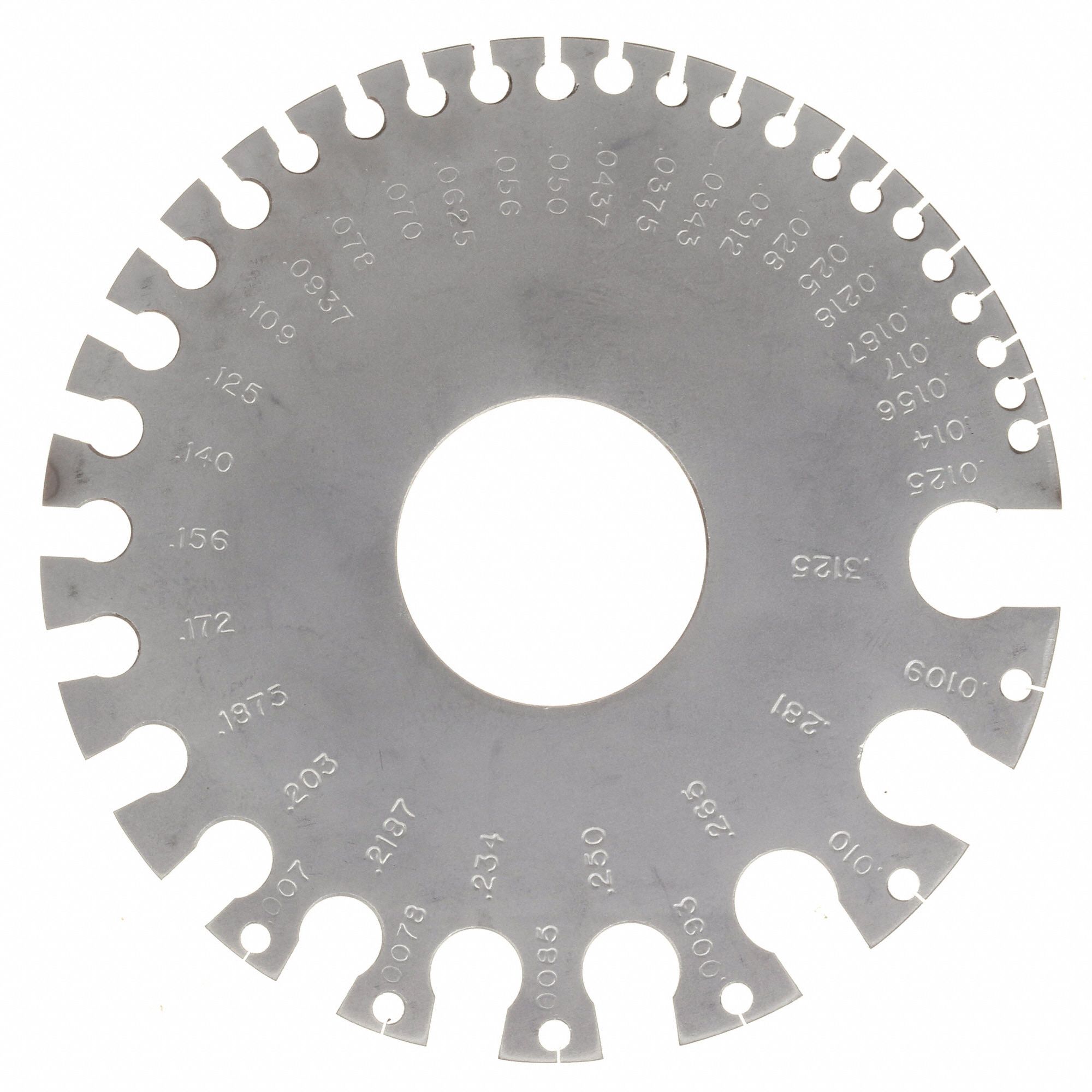 MITUTOYO Sheet Metal Thickness Gauge, Gauge Standard US Sheet Metal
