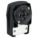 ANGLE STRAIGHT BLADE PLUG, 14-60P, 60 A, 125/250V AC, BLACK, 3 POLES, SCREW TERMINALS