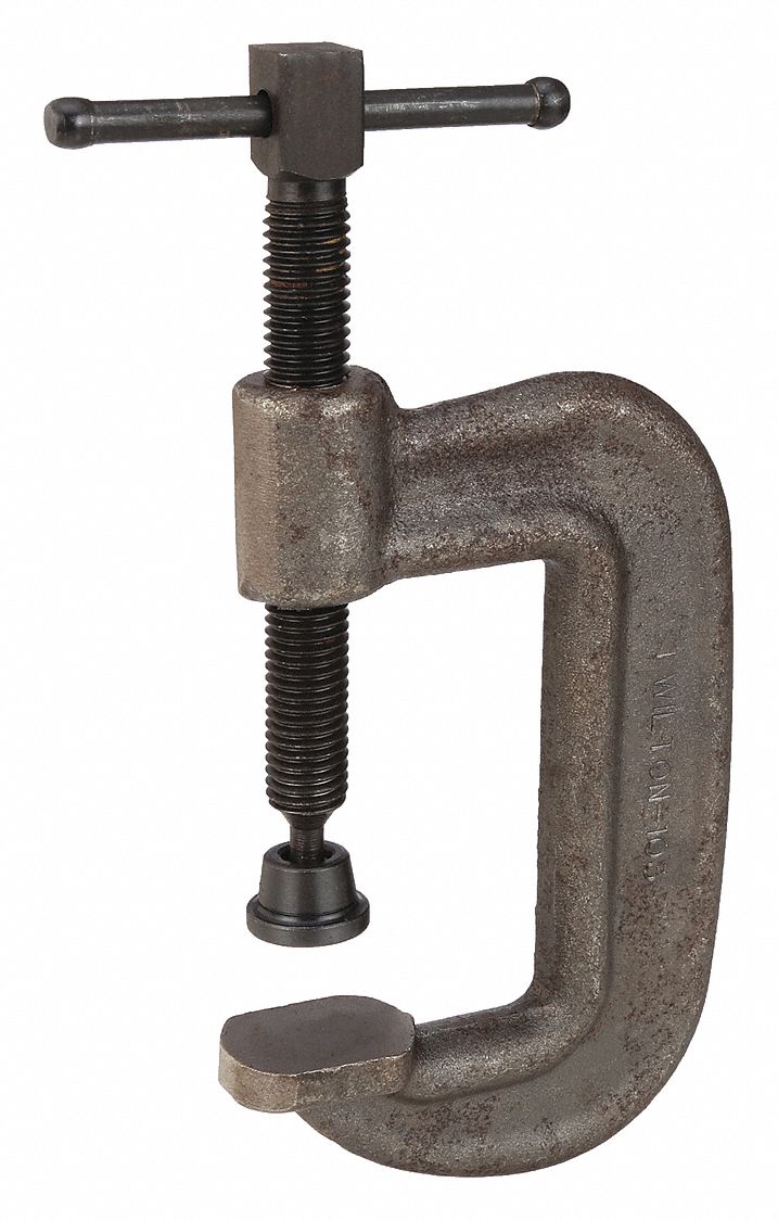 WILTON, Extra Heavy Duty, Flat, CClamp 5C831103 Grainger