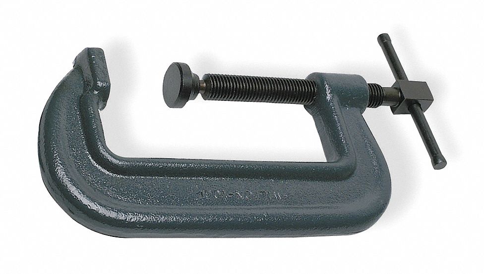 WILTON C-CLAMP,4IN,STEEL,EXTRA HD,10,000 LB - C-Clamps - WWG5C832