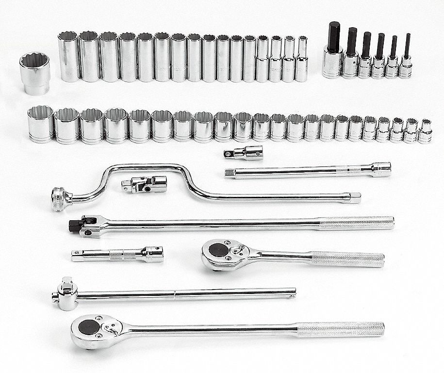 Socket Sets with Socket Bits and Drive Tools