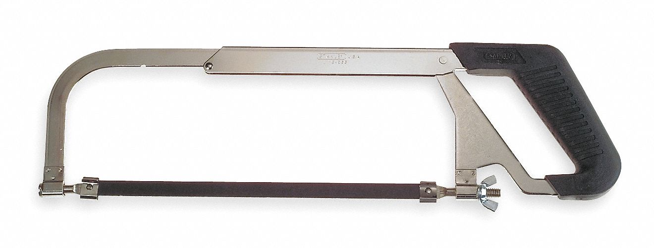 Stanley Hacksaw Hack Hand Saw Tool 12 inch Blade Heavy Duty Steel Metal